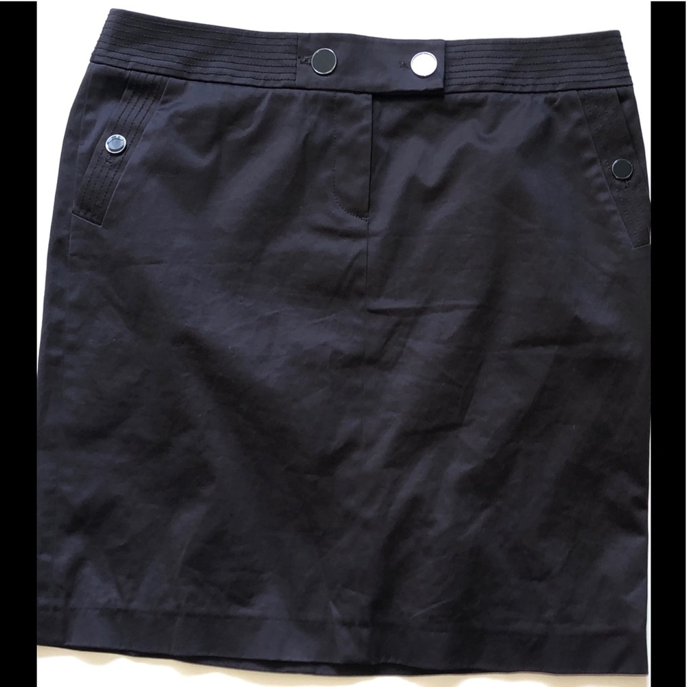 Stretch cotton skirt J. Crew spandex straight work